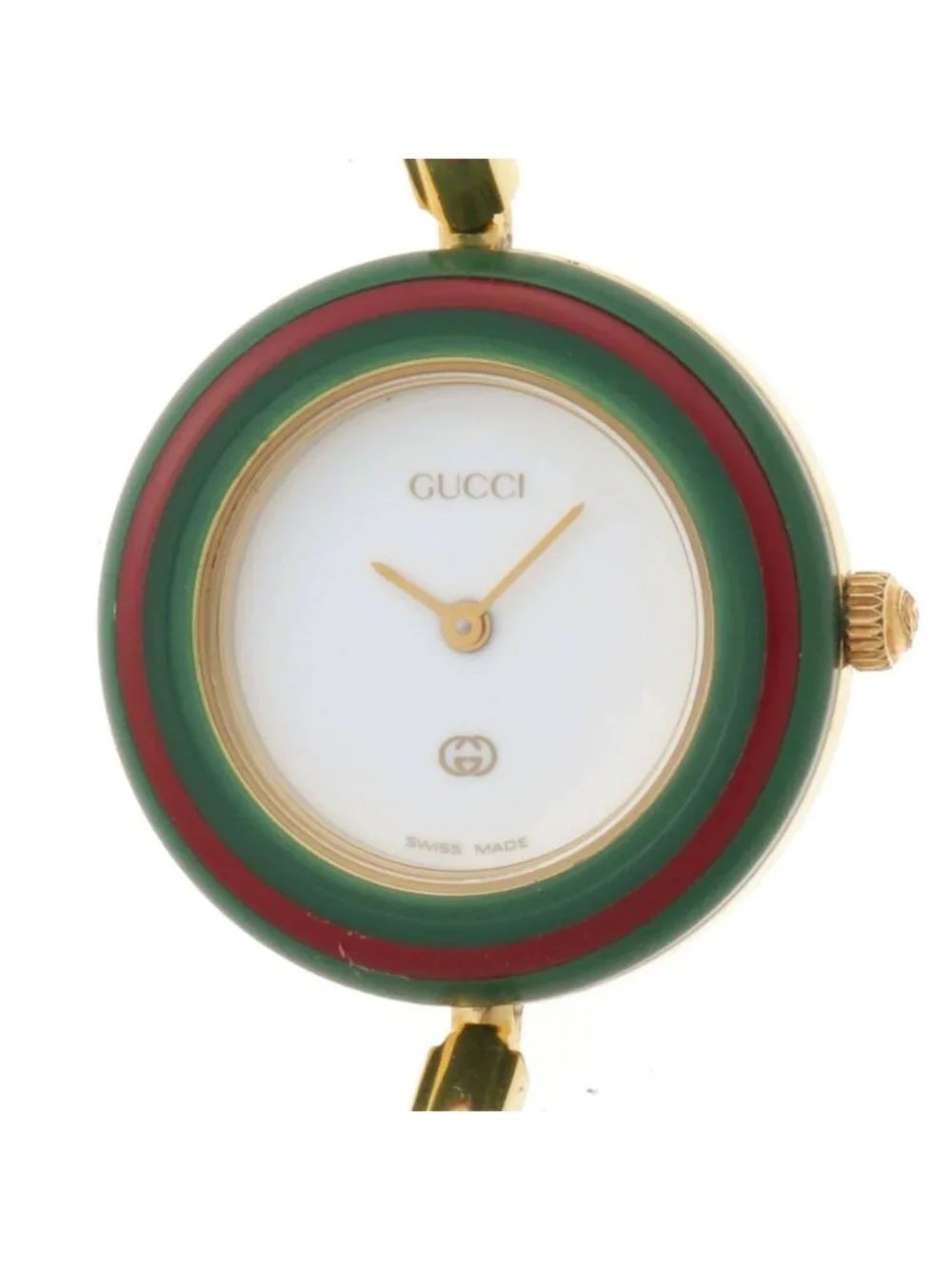 Gucci Change Bezel 11/12 Watch White
